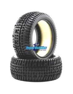 Pneus Short Course Truck avec Insert (2 U.) Team Associated SC10 AS9809 - Team Associated SC10 - Pièces detachées et options