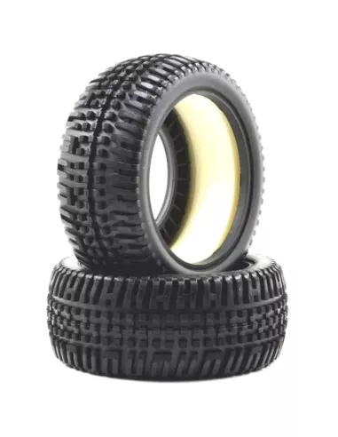 Short Course Truck Tire w/Foam Insert (2 U.) Team Associated SC10 AS9809 - Team Associated SC10 - Spare Parts & Option Parts