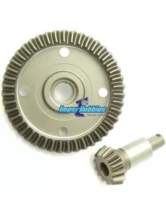 Set couronne+pignon de attaque 43/13T helicoidal pour Hobbytech STR8 / Spirit / NXT STRS-118 - Hobbytech STR8 DeLuxe & STR8 EVO