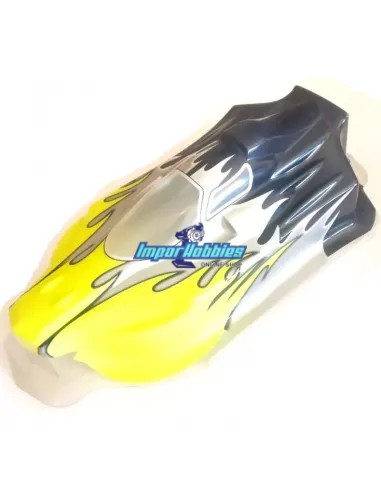 Carrocería pintada amarilla / negra / gris Hobbytech Survolt / Revolt CA-112 - Liquidaciones - Outlet