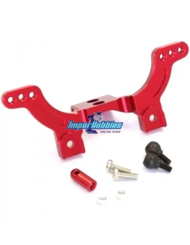 Support amortisseur arriere aluminium rouge Kyosho Mini-Z Buggy MBW016RB
