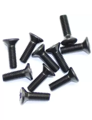 Flat Head Screws M3X10mm (10 U.) Fussion FS-TF3010