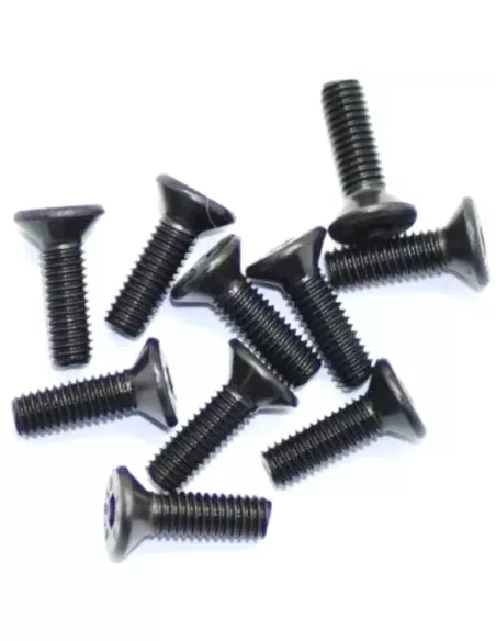 Flat Head Screws M3X10mm (10 U.) Fussion FS-TF3010