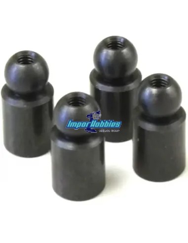 Soporte / Bola de amortiguador (4 U.) 97043 Kyosho Inferno Neo / VE / Mad Force / FO-XX / Mad Crusher MA305 - Kyosho Inferno 7.5