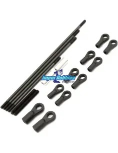 Steering Rod Set Kyosho Mad Crusher / FO-XX / USA-1 MA334B - Kyosho Mad Crusher GP & EP - Spare Parts & Option Parts