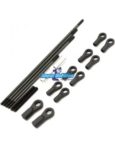 Biellettes de direction Kyosho Mad Crusher / FO-XX / USA-1 MA334B - Kyosho Mad Crusher GP & EP - Pièces detachées et options