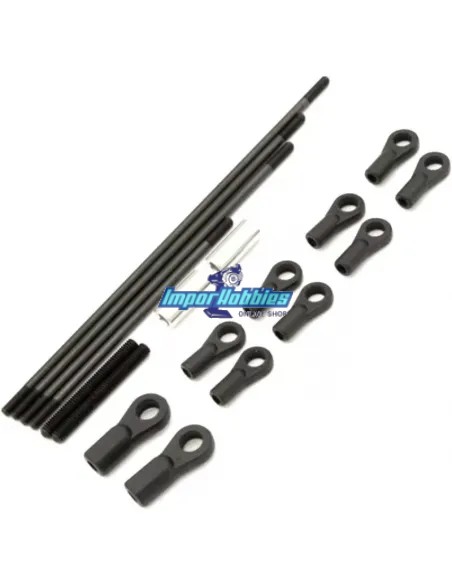 Biellettes de direction Kyosho Mad Crusher / FO-XX / USA-1 MA334B - Kyosho Mad Crusher GP & EP - Pièces detachées et options