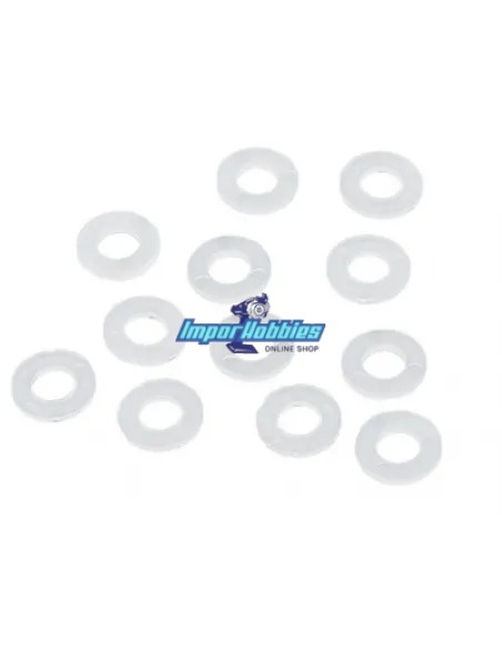 Arandelas nylon 0.30in Team Associated B4 / B5 / B6 / B6.1 / B6.2 / SC10 AS4187 - Team Associated B4 / T4 (Todos) - Repuesto y o