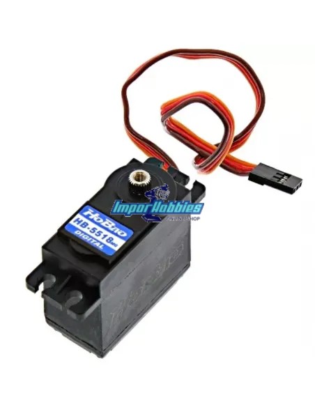 Servo Digital Waterproof 18Kg Hobao Hyper HB-5518MG - Servos R/C