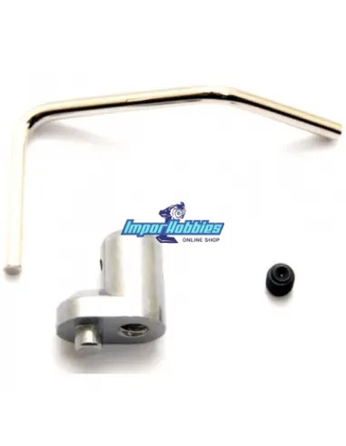 Soporte sujeción de escape completo Hobao Hyper SS / SST 90026 - Hobao Hyper SS & SSe Nitro & Eléctrico