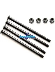 Pasadores internos de trapecios 4x66mm (4 Uds.) Hobao Hyper 7 TQ / 7.5 87554 - Hobao Hyper 7 TQ & 7.5 Nitro