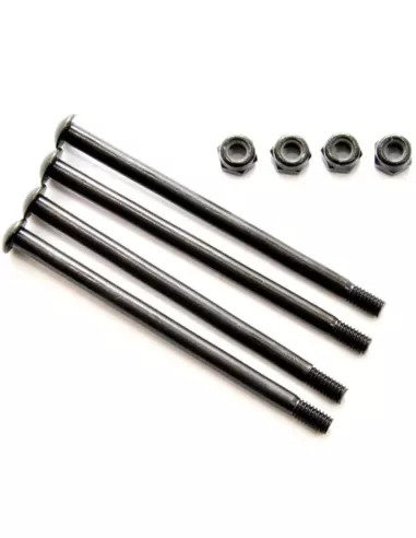 Hinge Pin Set 4x66mm (4 U.) Hobao Hyper 7 TQ / 7.5 87554 - Hobao Hyper 7 TQ & 7.5 Nitro