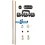Varilla de freno Hobao Hyper 7 TQ / 7.5 / VS / VT 87092 - Hobao Hyper 7 TQ & 7.5 Nitro
