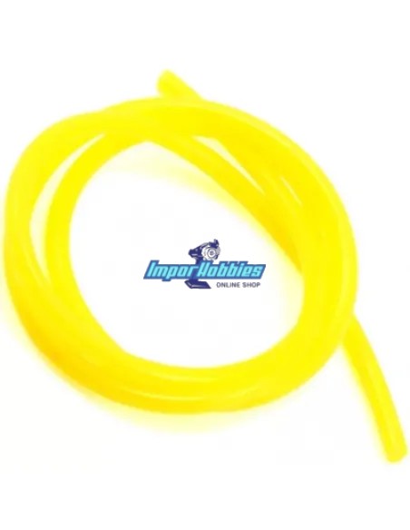 Tubo de combustible amarillo translucido 2.5x5mm alta resistencia 100cm Fussion FS-EX023 - Tubo combustible