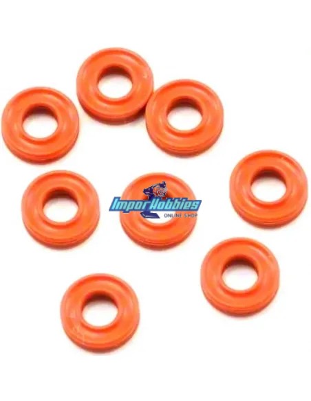 Junta amortiguador baja fricción P3 (8 U.) Kyosho RB6 / RT6 / SC6 / ZX-5 / ZX6 / Fazer ORG03XR - Kyosho Ultima RB6 Kit - Repuest