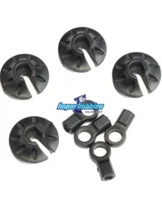 Big Bores Shock Bottom Holder Ball Ends Hobbytech Survolt / Revolt / BXR S1 / BXR MT REV-171 - Hobbytech Revolt / Survolt BX10 -