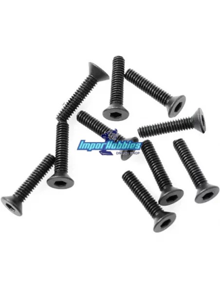 Tornillos de acero M2X10mm cabeza allen cónica (10 Uds.) Fussion FS-TF2010