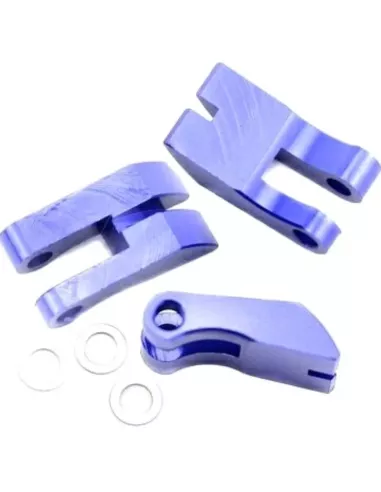 Blue Aluminum Clutch Shoe (3 U.) Kyosho Inferno IFW136 - Kyosho Inferno 7.5 / Neo / Neo Race Spec - Spare Parts & Option Parts