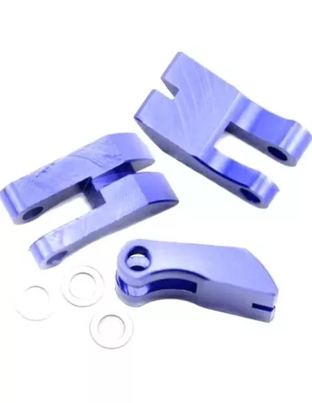 Blue Aluminum Clutch Shoe (3 U.) Kyosho Inferno IFW136 - Kyosho Inferno 7.5 / Neo / Neo Race Spec - Spare Parts & Option Parts