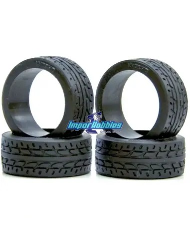 Neumático Kyosho Mini-Z Racing Radial 8.5mm estrecho 40 Shore (4 Uds.) MZW37-40 - Neumáticos Kyosho Mini-Z MR-03 / AWD / RWD & F