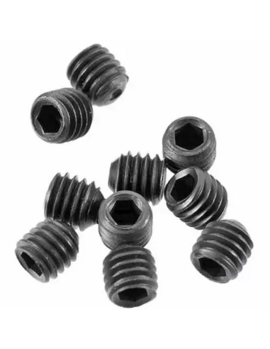 Grub Set Screws M3x3mm (10 U.) Fussion FS-T030 - Xray- Kyosho - Hobbytech - Team Associated -