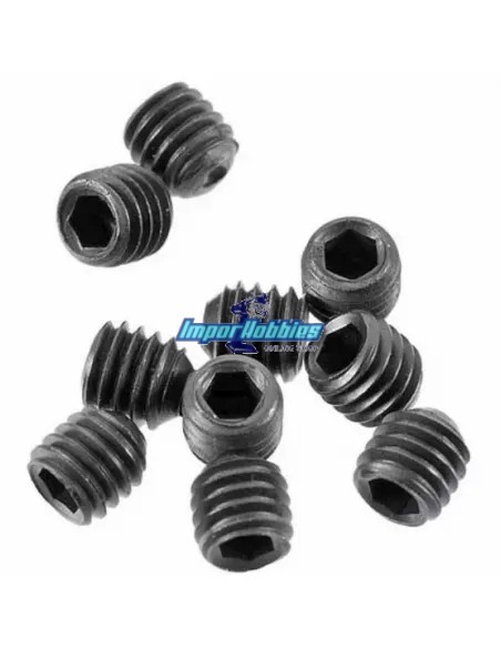 Tornillos allen sin cabeza M3x3mm (10 Uds.) Fussion FS-T030 - Xray- Kyosho - Hobbytech - Team Associated -