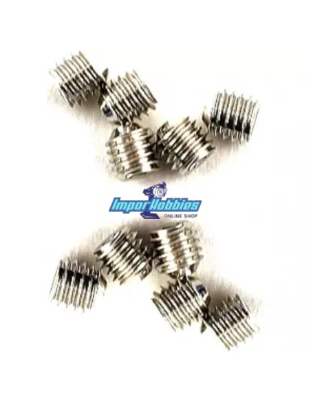 Tornillos allen sin cabeza M3x3mm Inox (10 Uds.) Fussion FS-T070 - Espárragos allen