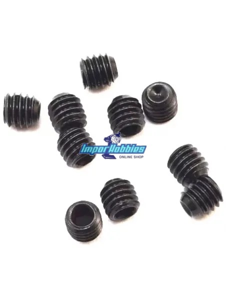 Tornillos allen sin cabeza M4x4mm (10 Uds.) Fussion FS-T040 - Espárragos allen