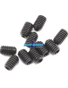 Tornillos allen sin cabeza M4x6mm (10 Uds.) Fussion FS-T042 - Espárragos allen