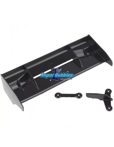 Alerón negro Team Associated RC8B4 / B4e AS81553 - Team Associated RC8B4 & RC8B4e - Repuesto y opciones