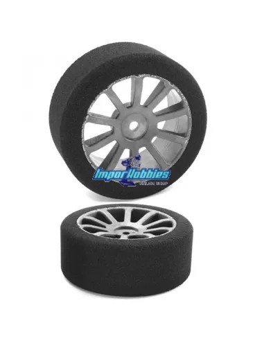 Neumáticos / Ruedas espuma delanteros 26mm 37 Shore (2 Uds.) 1/10 Touring Team Corally C-14700-37 - Ruedas Escala 1/10 Touring -