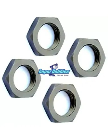 Tuercas rueda (4 Uds.) Hobbytech BX8SL / STR8 / Spirit / EP X2 / NXT STR-050TI - Hobbytech STR8 DeLuxe & STR8 EVO RTR - Repuesto