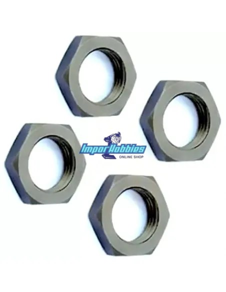 Tuercas rueda (4 Uds.) Hobbytech BX8SL / STR8 / Spirit / EP X2 / NXT STR-050TI - Hobbytech STR8 DeLuxe & STR8 EVO RTR - Repuesto