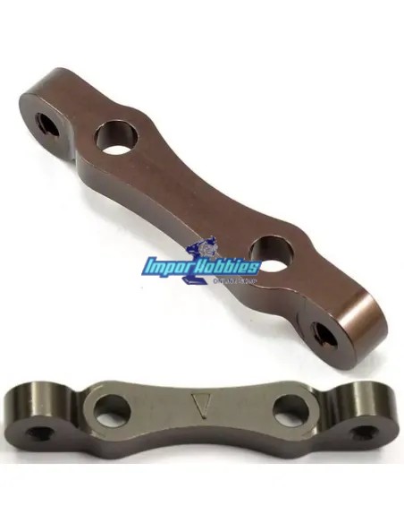 Barra dirección aluminio Gun Metal Kyosho Ultima RB6 / RB6.6 / RT6 / SC6 / RB7 UMW701 - Kyosho Ultima RB6 Kit - Repuesto y opcio