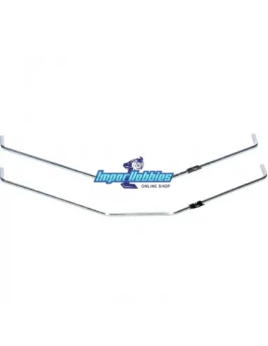 Estabilizadoras traseras V2 (2.5 - 2.7mm) Hot Bodies D815 / D817 / E817 / D819 / E819 / D8 WS / E8 WS / D8T / E8T 204445