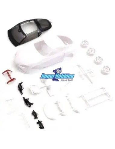 Carrosserie blanche à peindre 94mm + Jantes Kyosho Mini-Z Toyota GR Supra TRD MZN207 - Carrosseries à peindre (Blanch