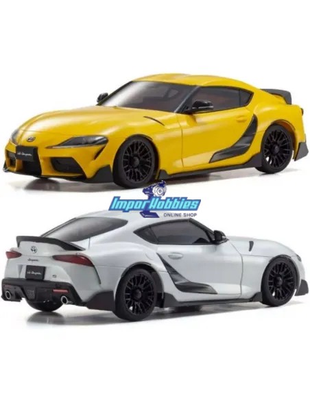 Carrosserie blanche à peindre 94mm + Jantes Kyosho Mini-Z Toyota GR Supra TRD MZN207 - Carrosseries à peindre (Blanch