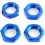Wheel Nut 17mm 1.0 - Blue Aluminium (4 U.) Fussion FS-WN050 - Mugen MBX6