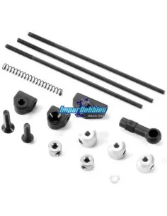 Varillaje gas / freno completo Xray XB8 / XT8 GTX8 Nitro 356402