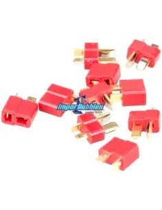 Conector T-Dean macho - hembra (5 Uds.) Fussion FS-00002 - Conectores RC