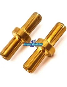 Acoplador / Conector banana doble 5mm baja resistencia de batería lipo 2Sx2 (2 Uds.) Fussion FS-00091