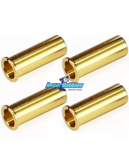 Conector banana reductor 5mm a 4mm perfil bajo - baja resistencia (4 Uds.) Fussion FS-01101