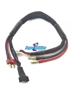 Balance Charge Lead 14AWG Lipo 4S Banana Connector 4mm & T-Deans - 30cm Fussion FS-00140 - Charging Cable - Pro AMP & Standard
