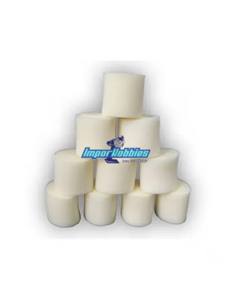 Espumas de filtro aire ovaladas (10 Uds.) Mugen MBX6 / MBX7  / Sworkz BK1 / Spirit HT-501227 - Mugen MBX6
