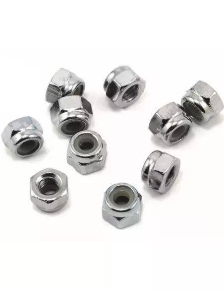 Self Locking Nuts M4 (10 U.) Fussion FS-TN041 - Steel Nuts