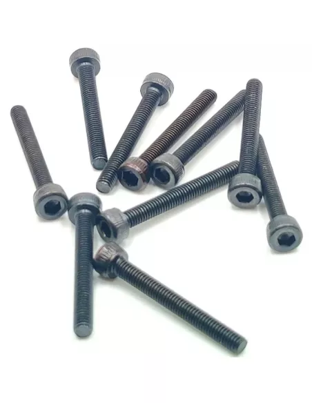 Socket Head Cap Screws M3X25mm (10 U.) Fussion FS-TC3025 - Steel Screws - M3