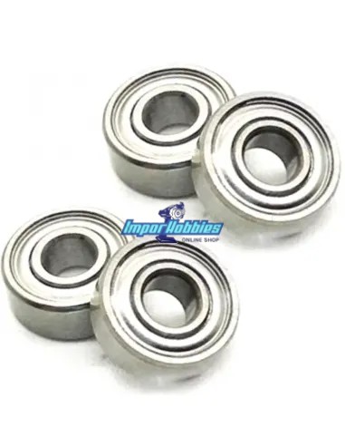 Rodamientos de bolas - High Speed 3x8x3mm (4 Uds.) Fussion FS-B0067 - Rodamientos RC por medida / dimensiones