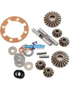 Kit remplacements pignons differentiels Team Associated B5 / B6 / B44.3 / SC5M / SC10.3 / ProSC10 AS91463 - Team Associated B44