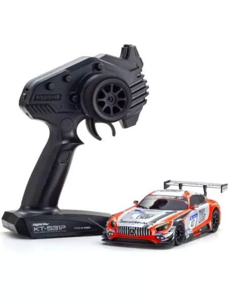 1/28 RC Car- Kyosho Mini-Z RWD Sports W-MM Mercedes AMG GT3 Nº 47 KT531P 2.4ghz ReadySet 32338FRS