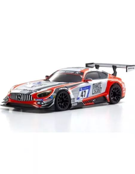 1/28 RC Car- Kyosho Mini-Z RWD Sports W-MM Mercedes AMG GT3 Nº 47 KT531P 2.4ghz ReadySet 32338FRS